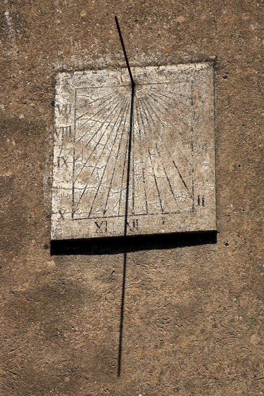 cadran solaire du temple de Lapras